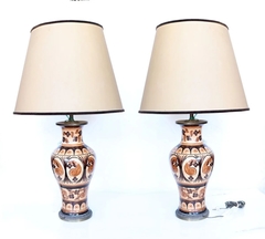 Par Veladores Ceramica Pantallav