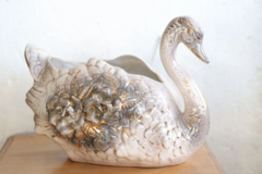 Pato Porcelana Centro Mesa Ceramica - comprar online