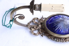 Aplique Bronce Vidrio Azul - comprar online