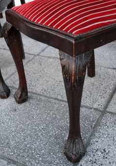 Antiguo Juego 6 Sillas Madera Chippen - comprar online