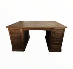 Escritorio Antiguo de Madera-Antig La Rueda _ L R