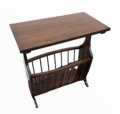 Revistero de Madera / Mesa-Antig La Rueda _ L R - La Rueda
