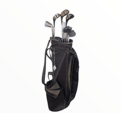 Bolsa con Palos de Golf / Retro / Vintage -Antig La Rueda _ L R - La Rueda
