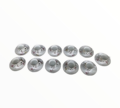 Juego de Café de 11 Tazas de Porcelana-Antig La Rueda _ L R
