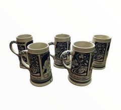 Set de Vasos/Chop/Cerveza-Antig La Rueda _ L R