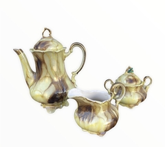 Juego de Té 9 Piezas-Antig La Rueda _ L R - La Rueda