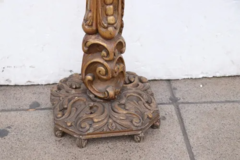 Pedestal Tallado Madera Columna en internet