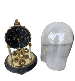 Reloj de mesa con campana de vidrio-Antig La Rueda _ L R en internet