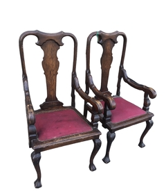2 sillones chipendale-Antig La Rueda _ L R - comprar online