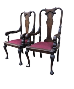 2 sillones chipendale-Antig La Rueda _ L R