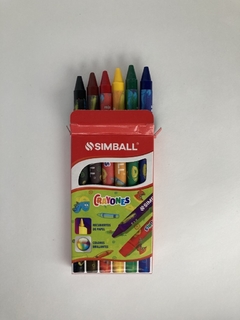 Crayones x6 unidades escolar, SImball - comprar online