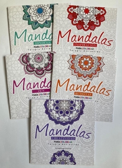Librito para colorear Mandalas - Terapia Antiestrés