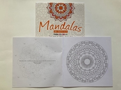 Librito para colorear Mandalas - Terapia Antiestrés - comprar online