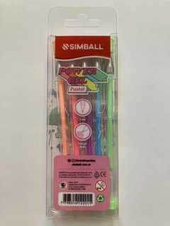 Bolígrafo Power Gel x5 unidades Pastel, Simball - comprar online