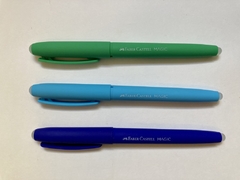 Bolígrafo Faber Roller Magic, Borrable de tinta azul