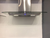 Campana TST Tamel 60 centímetros acero inoxidable luz led cristal recto moderna