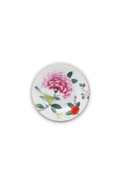 PLATO PETIT 12 CM BLANCO BLUSHING BIRDS