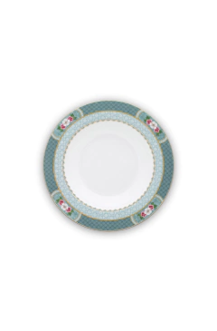 PLATO SOPA 21,5 CM AZUL BLUSHING BIRDS
