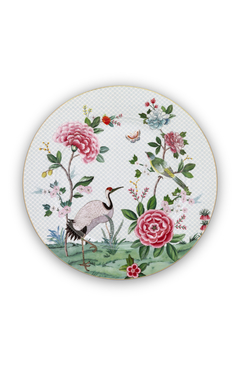 PLATO 32 CM BLANCO BLUSHING BIRDS