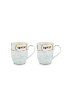 SET 2 MUGS CHICOS BLANCO BLUSHING BIRDS - comprar online