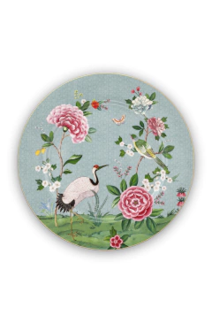 PLATO 32 CM AZUL BLUSHING BIRDS