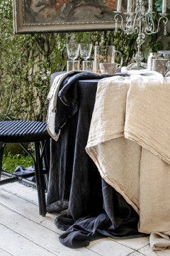 MANTEL LINO NEGRO