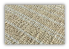 ALFOMBRA YUTE EUCALYPTUS BLANCO - comprar online