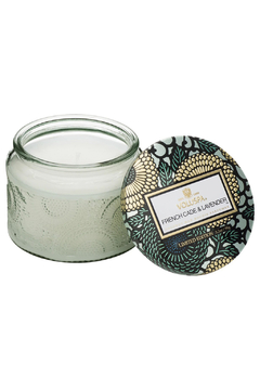 VELA FRENCH CADE LAVENDER VIDRIO CHICA