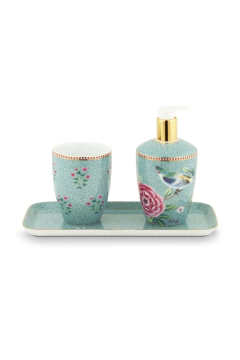 VASO GOOD MORNING BLUE 300ML en internet