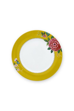 PLATO BLUSHING BIRDS YELLOW 26.5CM
