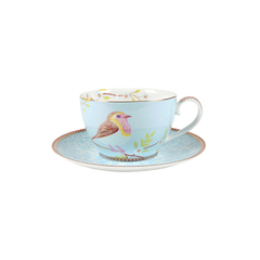 TAZA Y PLATO TE AZUL - comprar online