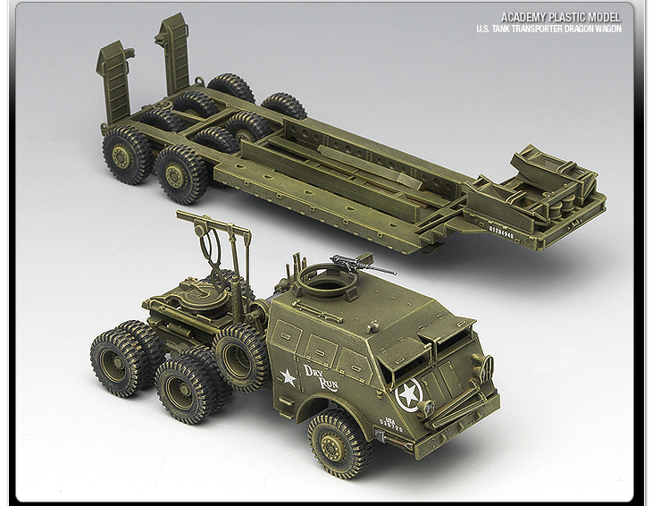 Kit Academy - U.S. Tank Transporter Dragon Wagon - 1:72 - 13409