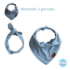 Conjunto Babero bandana y vincha 3-24 m
