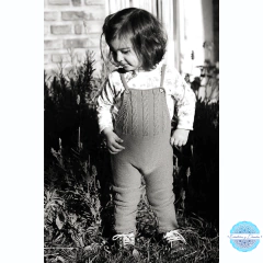 Jardinero Tejido Unisex Gris - eydebebes