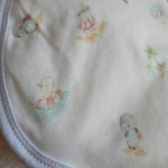 Manta recibidora de corderito reversible Algodón - eydebebes