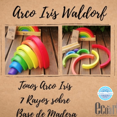 Arcoiris Waldorf/ Arcoiris didáctico - eydebebes
