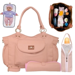 Bolso maternal Milán Rosa