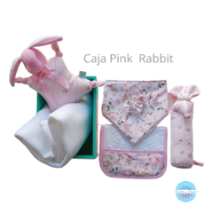 Caja regalo Babyshower /Pink Rabbit grande - comprar online