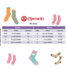 Medias Elemento Niños 12-24m - eydebebes