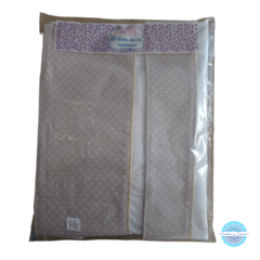 Juego sábanas 3p Cuna /Bordadas Aldea - comprar online