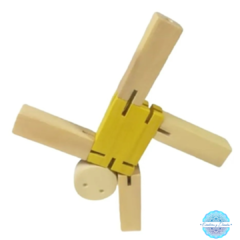 Tipito Robot de madera articulado - eydebebes