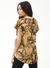 Blusa Lino Estampado Con Lazo 030-3 - tienda online