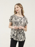 Blusa Lino Estampado Animal Print 039-5