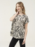 Blusa Lino Estampado Animal Print 039-5 en internet