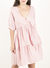 Vestido Poplin Liso Con Doble Fruncido 22-17 en internet