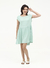Vestido Corto Oversize Lino Manga Corta 22-38