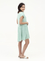 Vestido Corto Oversize Lino Manga Corta 22-38 - NewLiza