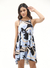 Vestido Lino Estampado Con Lazo 22-44 en internet