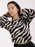 Sweater Lanilla Estampada Manga Ancha 22-68-1 en internet