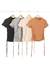 Media Polera Modal Con Fruncido 22-73 - comprar online